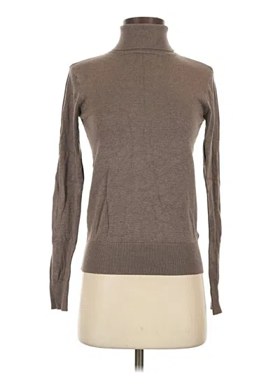 Pre-owned H&m Turtleneck Sweater In Brown