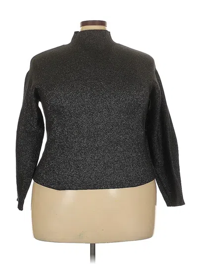 Pre-owned H&m Turtleneck Sweater In Gray