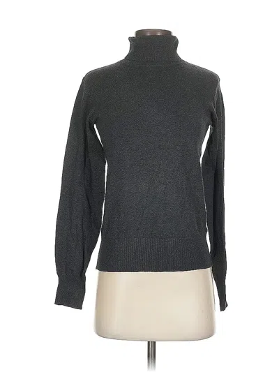 Pre-owned H&m Turtleneck Sweater In Gray