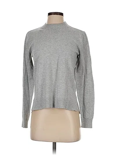 Pre-owned H&m Turtleneck Sweater In Gray
