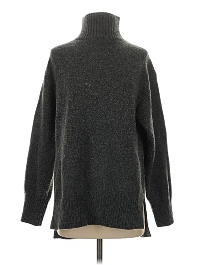 Pre-owned H&m Turtleneck Sweater In Gray
