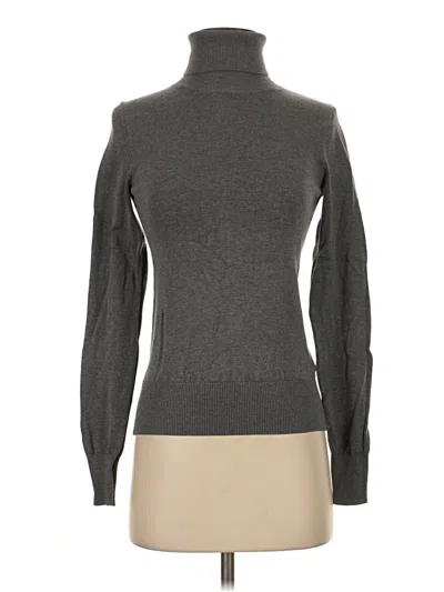 Pre-owned H&m Turtleneck Sweater In Gray