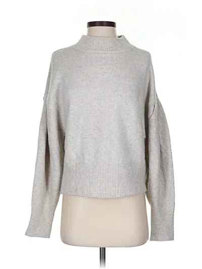 Pre-owned H&m Turtleneck Sweater In Gray