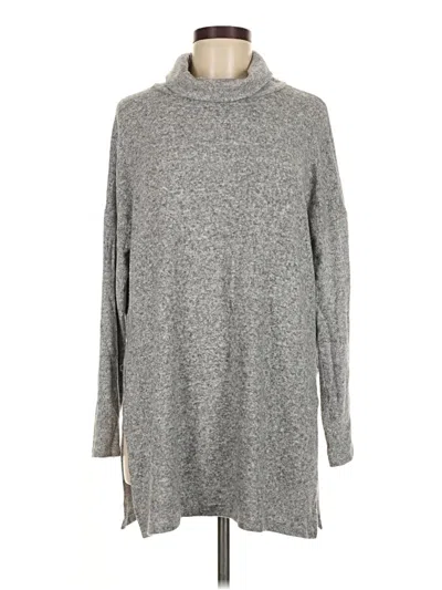 Pre-owned H&m Turtleneck Sweater In Gray