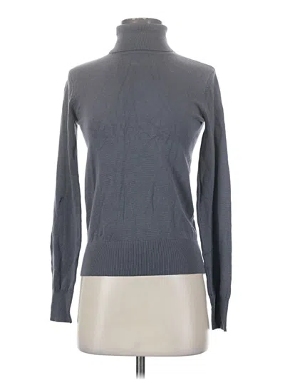 Pre-owned H&m Turtleneck Sweater In Gray