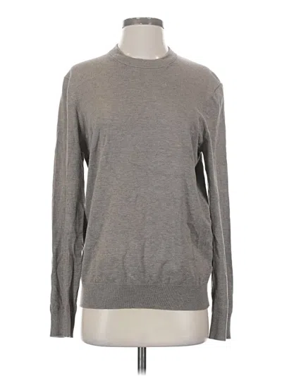 Pre-owned H&m Turtleneck Sweater In Gray