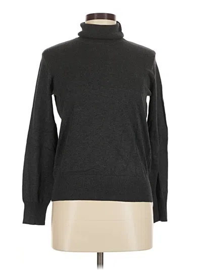 Pre-owned H&m Turtleneck Sweater In Gray