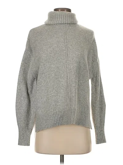 Pre-owned H&m Turtleneck Sweater In Gray