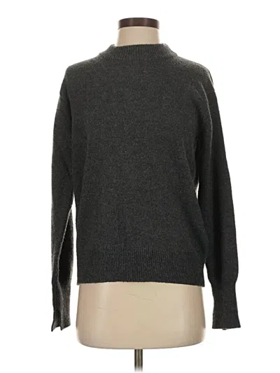 Pre-owned H&m Turtleneck Sweater In Gray