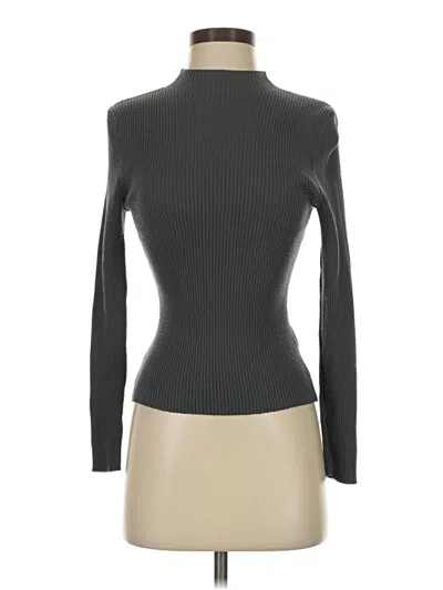 Pre-owned H&m Turtleneck Sweater In Gray
