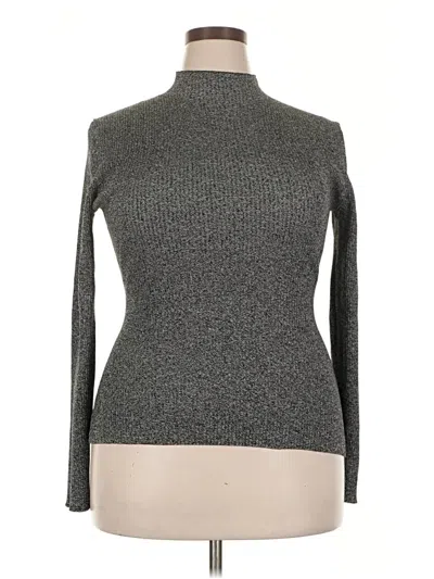Pre-owned H&m Turtleneck Sweater In Gray