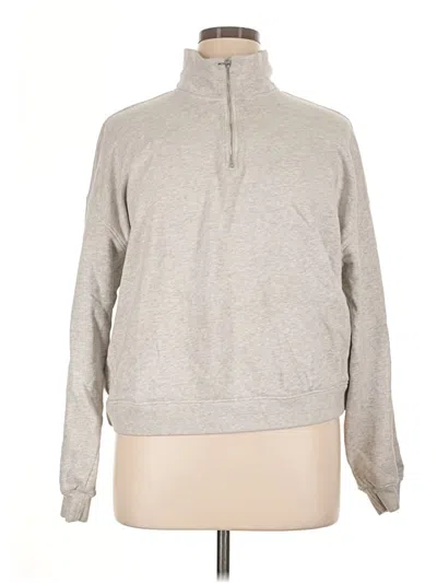 Pre-owned H&m Turtleneck Sweater In Gray
