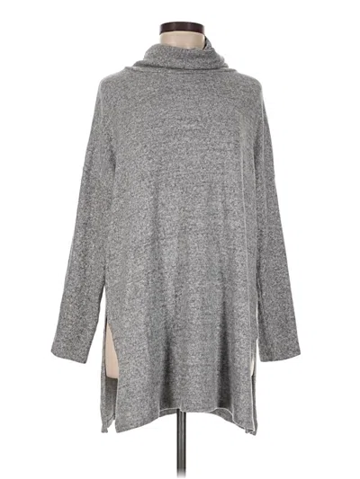 Pre-owned H&m Turtleneck Sweater In Gray