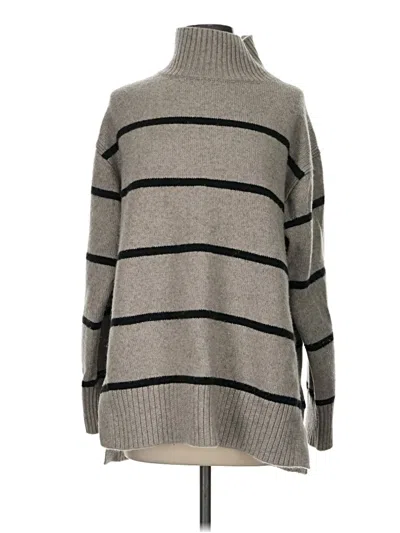 Pre-owned H&m Turtleneck Sweater In Gray