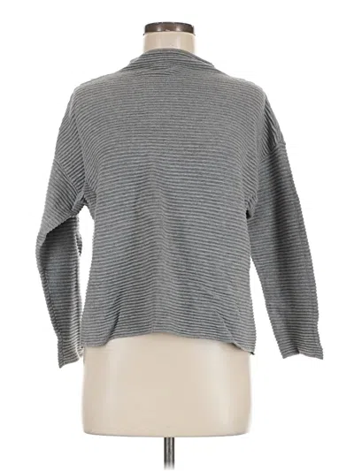 Pre-owned H&m Turtleneck Sweater In Gray