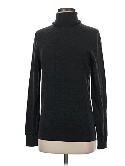 Pre-owned H&m Turtleneck Sweater In Gray