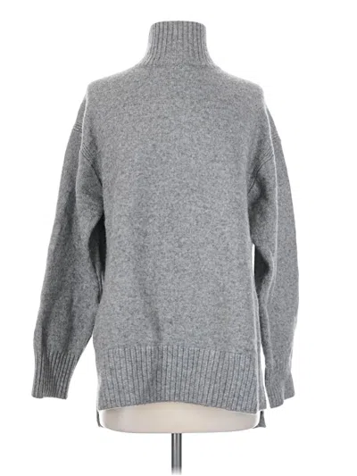 Pre-owned H&m Turtleneck Sweater In Gray