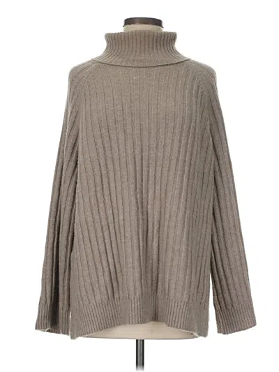 Pre-owned H&m Turtleneck Sweater In Gray