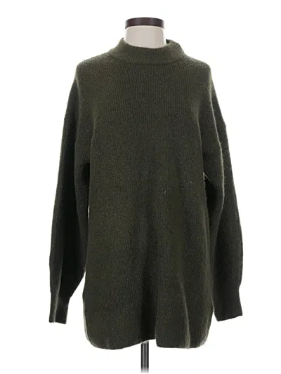H&m Turtleneck Sweater In Green