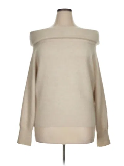 Pre-owned H&m Turtleneck Sweater In Ivory