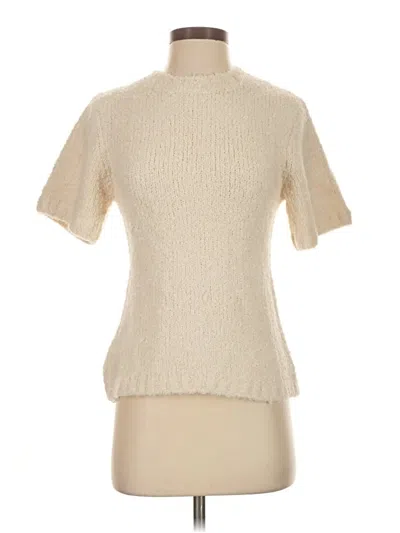Pre-owned H&m Turtleneck Sweater In Ivory