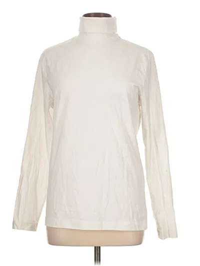 Pre-owned H&m Turtleneck Sweater In Ivory