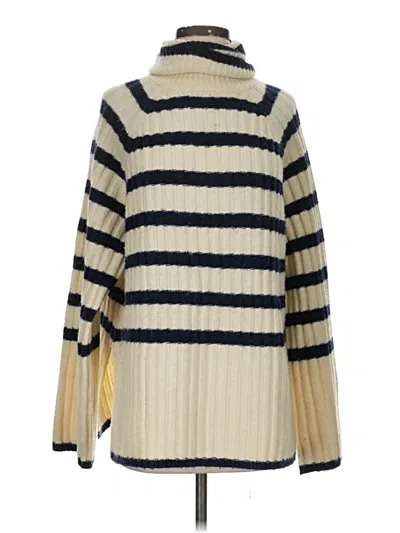 Pre-owned H&m Turtleneck Sweater In Ivory