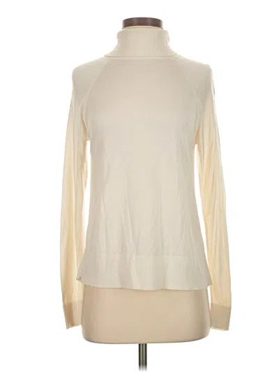 Pre-owned H&m Turtleneck Sweater In Ivory