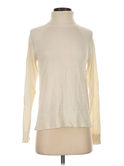 Pre-owned H&m Turtleneck Sweater In Ivory