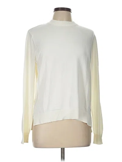 Pre-owned H&m Turtleneck Sweater In Ivory