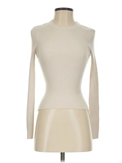 Pre-owned H&m Turtleneck Sweater In Ivory