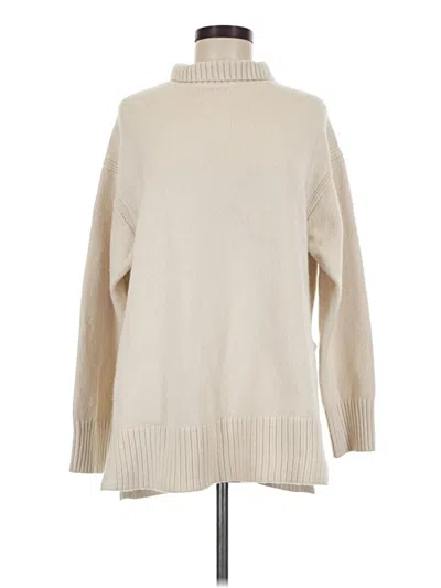 Pre-owned H&m Turtleneck Sweater In Ivory