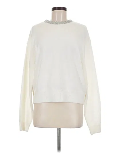 Pre-owned H&m Turtleneck Sweater In Ivory