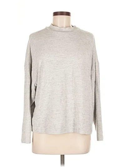 Pre-owned H&m Turtleneck Sweater In Silver