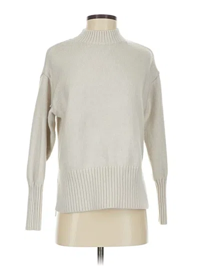 Pre-owned H&m Turtleneck Sweater In Silver