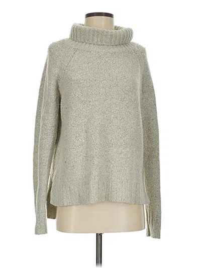 Pre-owned H&m Turtleneck Sweater In Silver