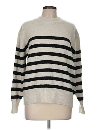 Pre-owned H&m Turtleneck Sweater In Silver