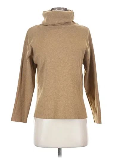 Pre-owned H&m Turtleneck Sweater In Tan
