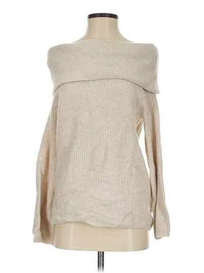 Pre-owned H&m Turtleneck Sweater In Tan