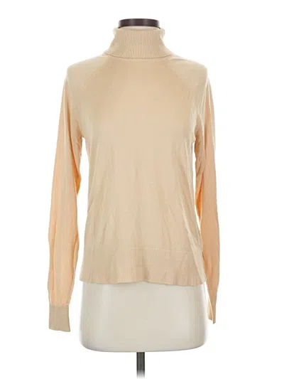 Pre-owned H&m Turtleneck Sweater In Tan