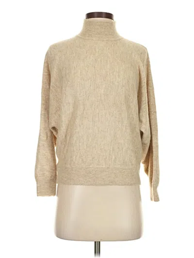Pre-owned H&m Turtleneck Sweater In Tan
