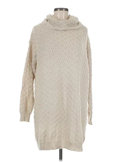 Pre-owned H&m Turtleneck Sweater In Tan