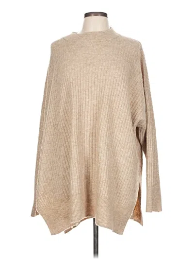 Pre-owned H&m Turtleneck Sweater In Tan