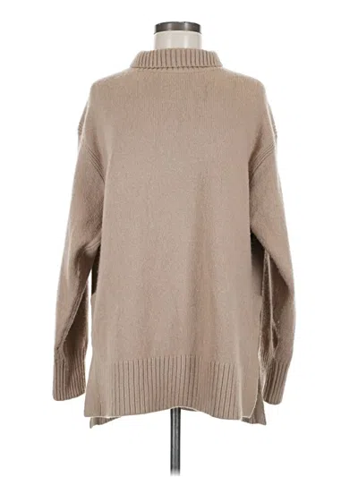 Pre-owned H&m Turtleneck Sweater In Tan