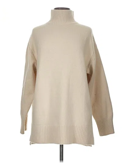 Pre-owned H&m Turtleneck Sweater In Tan