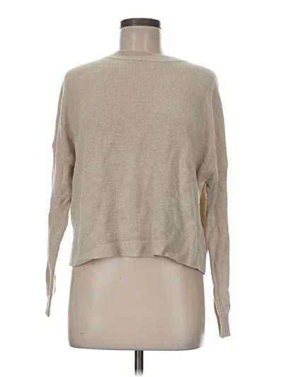 Pre-owned H&m Turtleneck Sweater In Tan