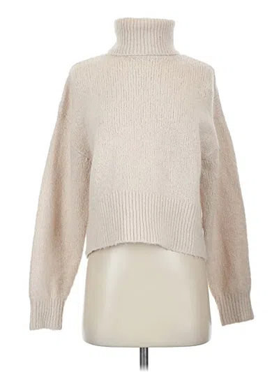 Pre-owned H&m Turtleneck Sweater In Tan