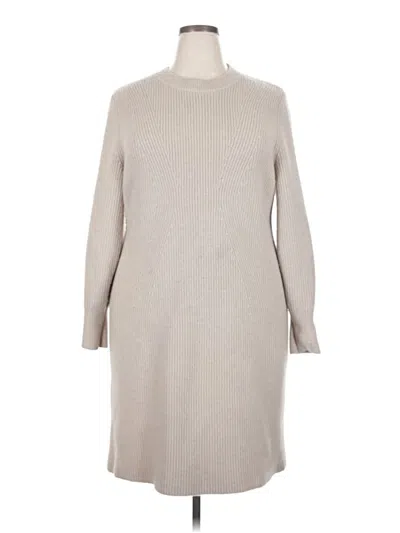 Pre-owned H&m Turtleneck Sweater In Tan