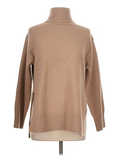 Pre-owned H&m Turtleneck Sweater In Tan