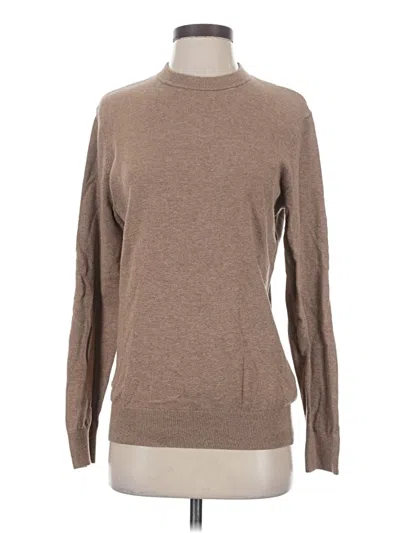 Pre-owned H&m Turtleneck Sweater In Tan
